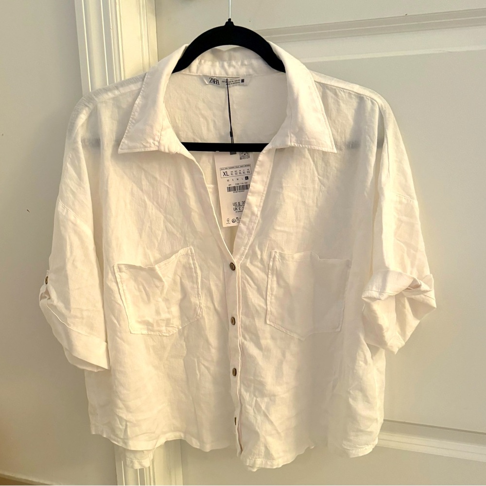 Zara Boxy Cropped Bloused (XL)